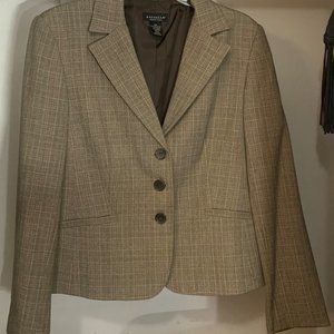Rafaella Pettites, Business Blazer, Size 14P,  Tan